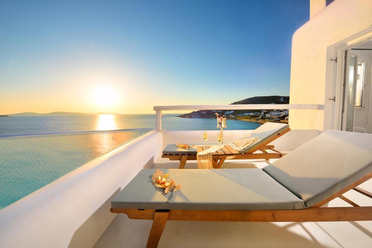 Amazon Mykonos Suites & Spa Agios Ioannis Diakoftis Экстерьер фото