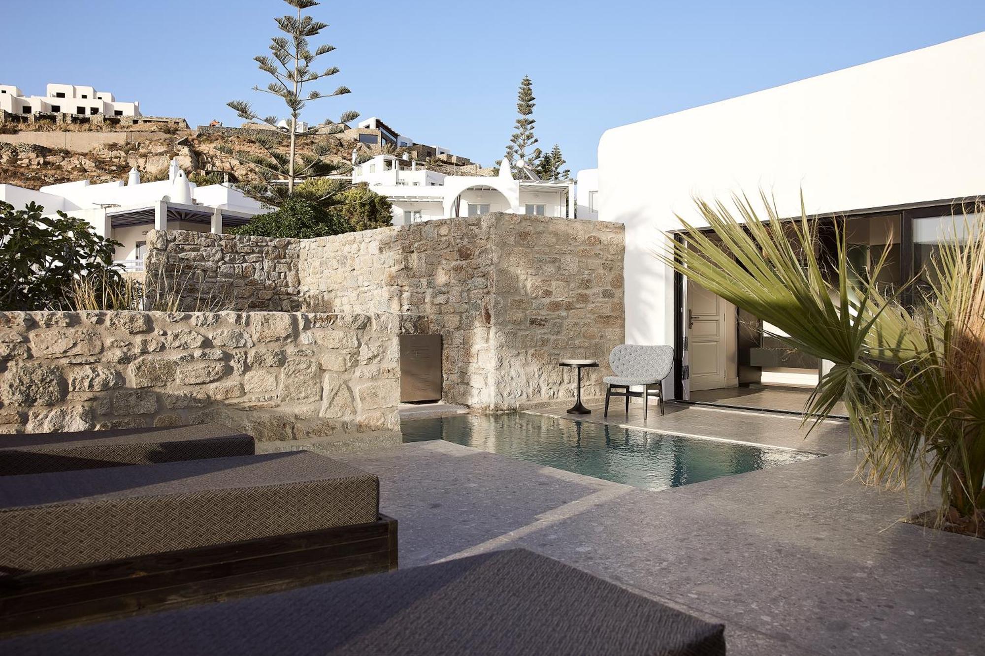 Amazon Mykonos Suites & Spa Agios Ioannis Diakoftis Экстерьер фото