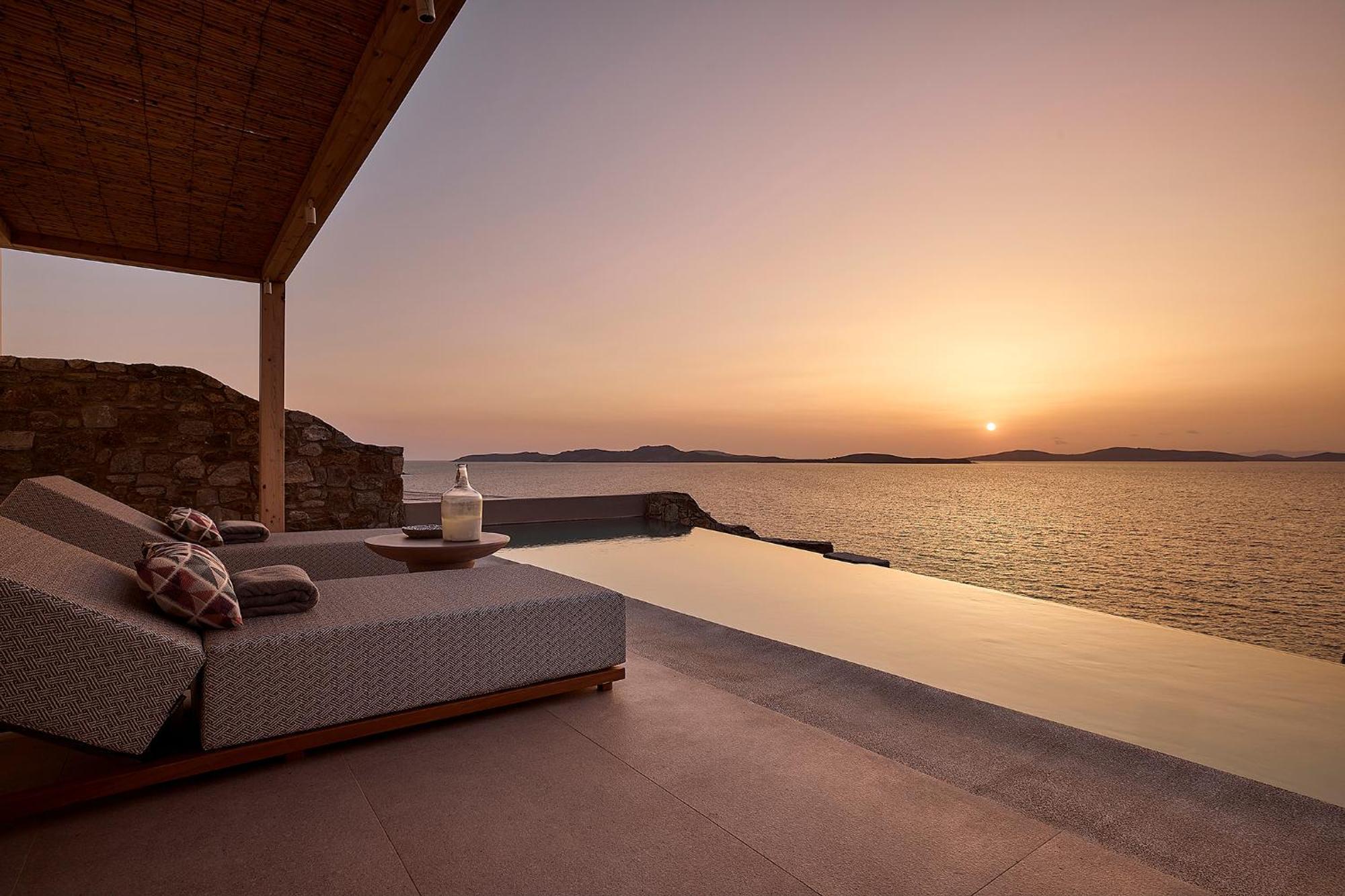 Amazon Mykonos Suites & Spa Agios Ioannis Diakoftis Экстерьер фото