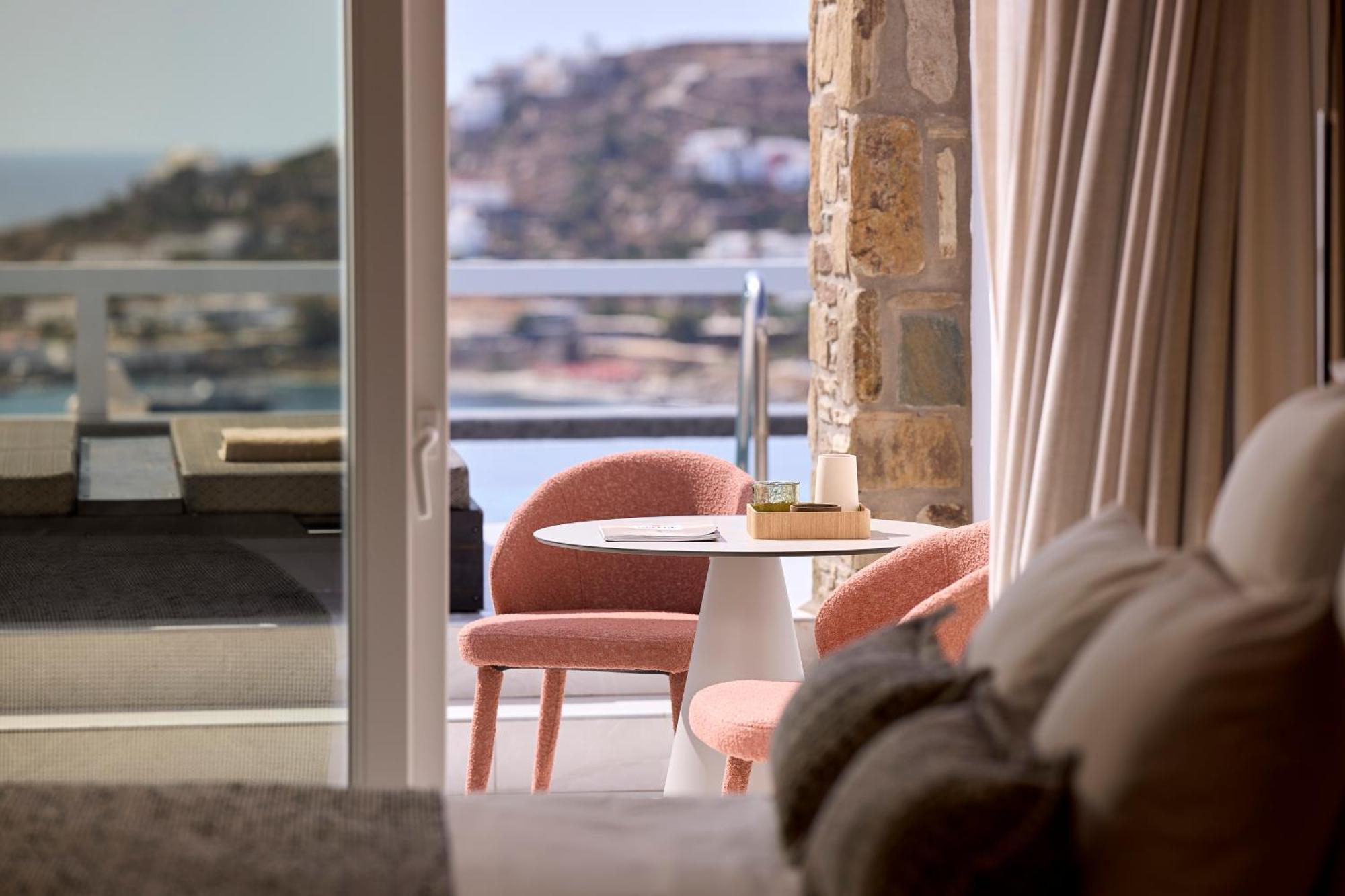 Amazon Mykonos Suites & Spa Agios Ioannis Diakoftis Экстерьер фото