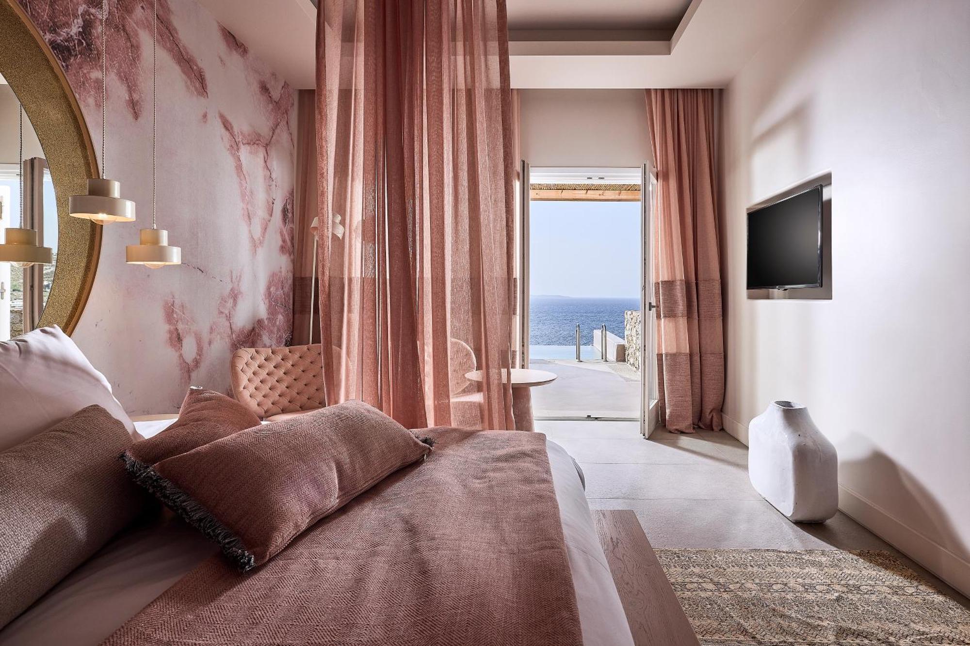Amazon Mykonos Suites & Spa Agios Ioannis Diakoftis Экстерьер фото